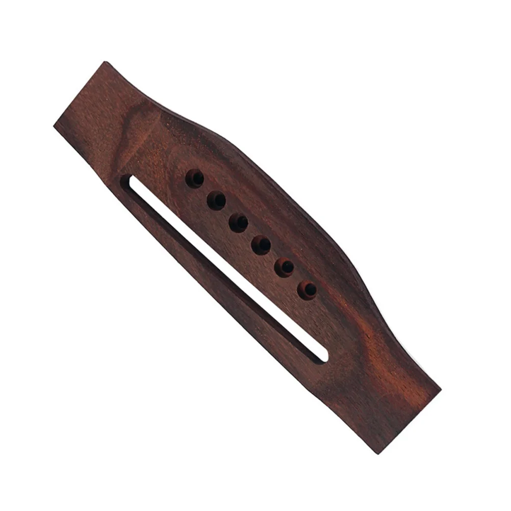 

Rosewood Acoustic Guitar Bridge 34 36 38 Inch For Folk Classical Guitar Replacement Saddle Part Slotted Pre-Drilled