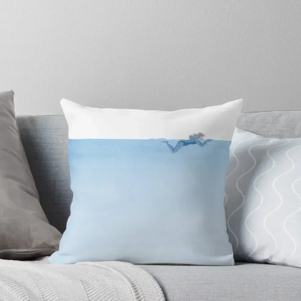 

Breaststroke in the lagoon Throw Pillow Pillow Case Christmas Sofa Cushion Cover luxury decor pillow