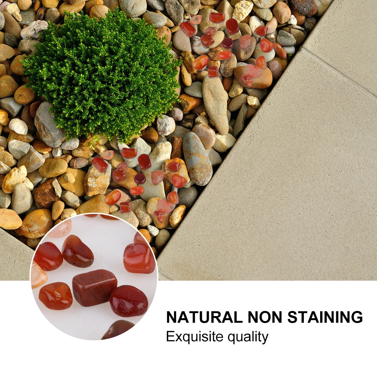 

1 Pack 500G Aquarium Decorative Stones Tank Landscape Stones Natural Ornament For Fish Tanks Ponds Yard Waterscapes Decorative