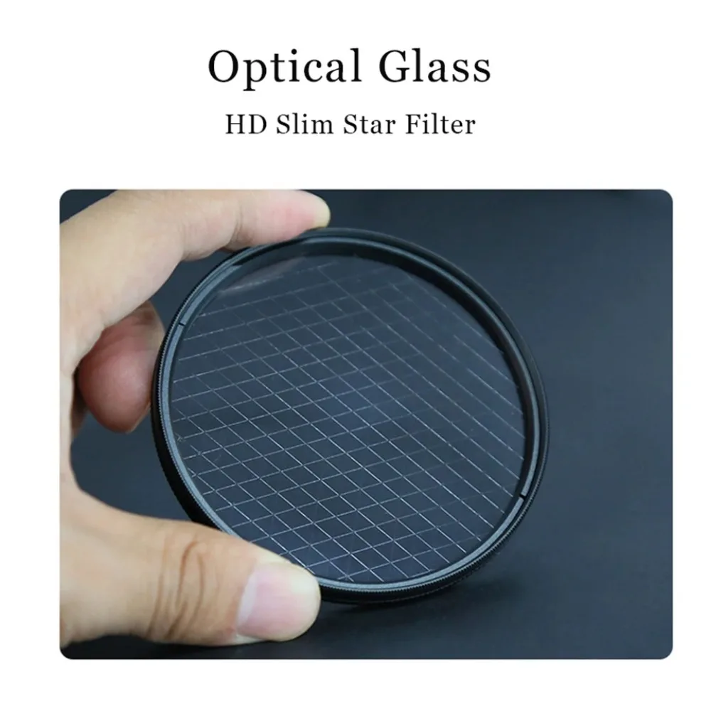 Walkingway Star Filter Camera Lens 52mm 62mm 67mm 72mm 77mm 82mm Star Filter for Sony/canon/nikon Star Filter Set with Bag