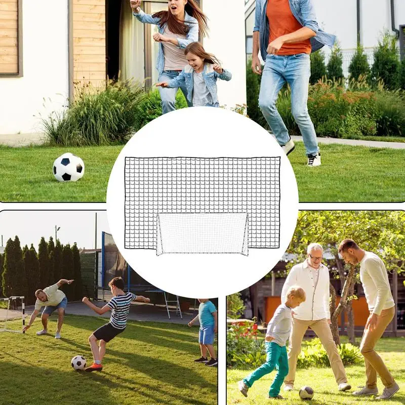Outdoor Football Training Net Nylon Post Mesh for Football Gate Match Junior Sports Practice Reusable Rebounder Training Tool