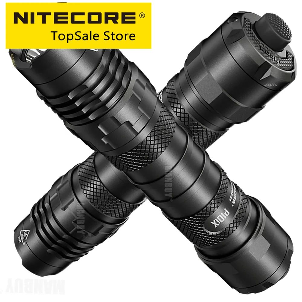

Genuine Nitecore P10iX 4000 Lumen Torch i-Generation USB Rechargeable Tactical Flashlight + 5000mAh 21700 Battery+ NTH10 Holster