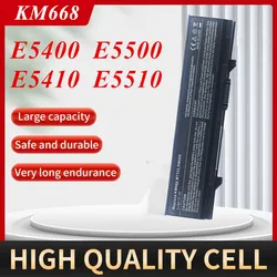 KM668 Laptop Battery For DELL Latitude E5400 E5500 E5410 E5510 KM742 KM752 KM760 KM970 MT186 MT187 MT196  PW649 PW651 WU841