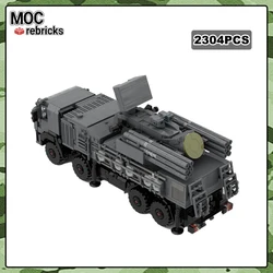 MOC-165763 Russian Military Weapons Pantsir S1 Turret Building Block S2 / SA-22 Anti-Aircraft Artillery Vehicle Model Brick Toy