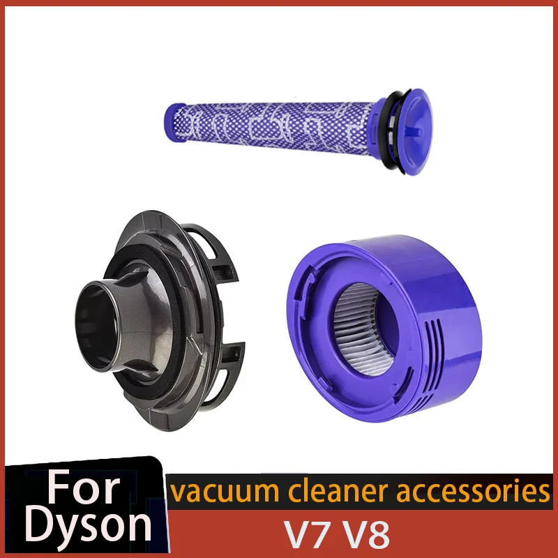 Upgrade Rear Motor Cover Hepa Filter Post filter Replacemen for Dyson V7 V8 Cordless Vacuum Cleaner Accessories