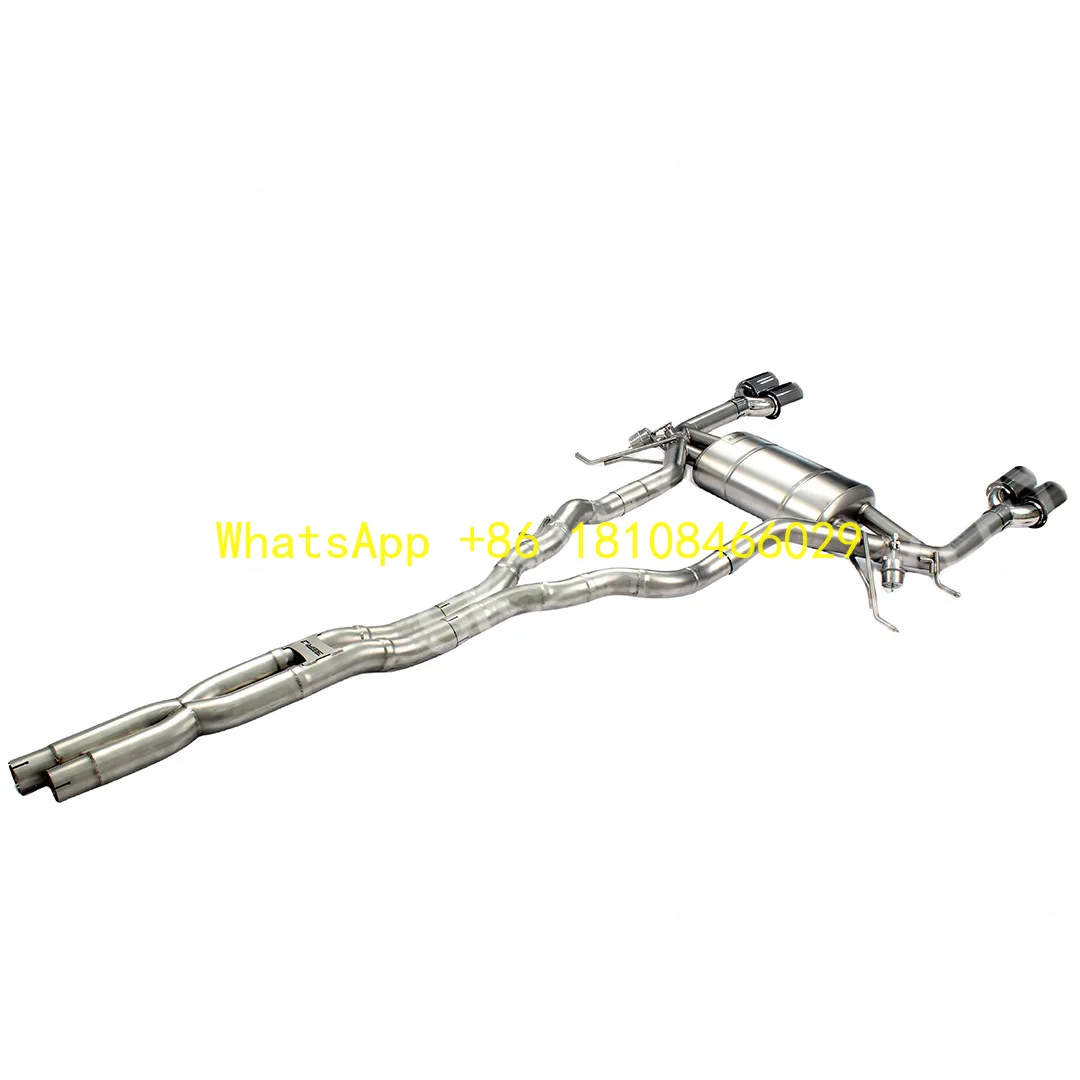 

Выхлопная труба Super Racing, оптовая продажа, выхлопная труба автомобиля для стальных труб Jaguar F-типа, задняя часть с четырьмя двойными наконечниками