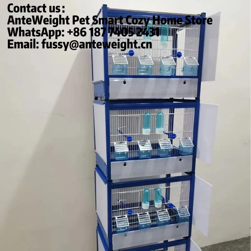 2026 Quadruple Splicing Bird Cage-108*35*178.5cm Large Parrot Cage-pet Bird Cage-expandable Splicing Design
