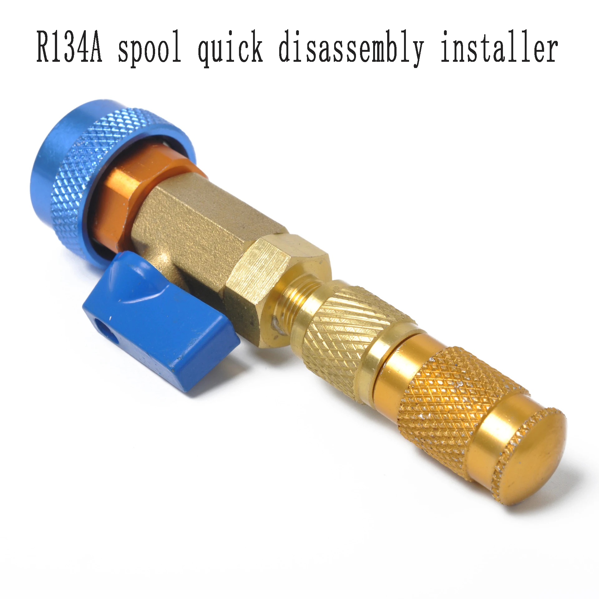 2pcs Air Conditioning R134A Valve Core Quick Remover Valve Core Remover Installer High Low Pressure Tool Air Conditioner Repair