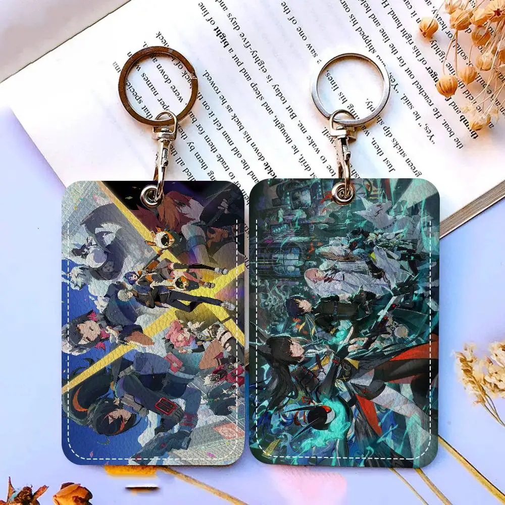 Zenless Zone Zero Ellen Joe Rectangle Keychain Card Holder, Badge Credit Card Holder, Student ID Card Holder, Bus Cards Cover