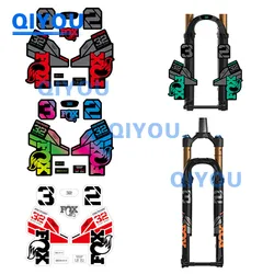 Foxs Stickers 2021 SC Float 32 Mountain Bike Front Fork Sticker Bicycle  XC MTB STEP CAST Front Fork Motorcycle Car Decals