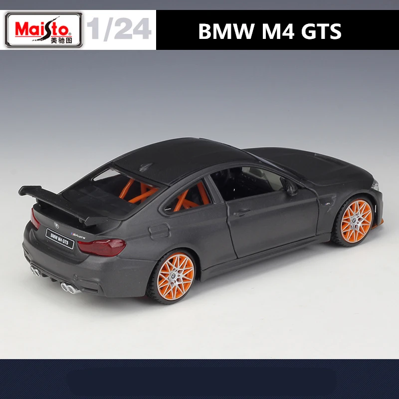 Maisto 1:24 BMW M4 GTS Alloy Sports Car Model Diecasts Metal Racing Vehicles Car Model Simulation Collection Childrens Toys Gift