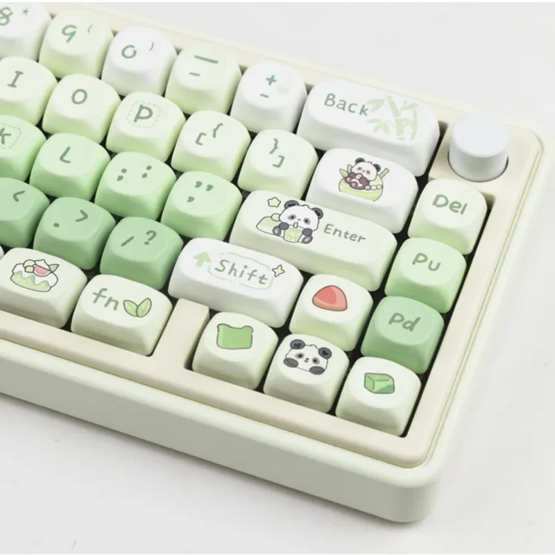 Imagem -03 - Chave Panda Pbt Keycap Perfil Sublimação Dye Teclado Mecânico mx Switch Gaming Keycaps 143