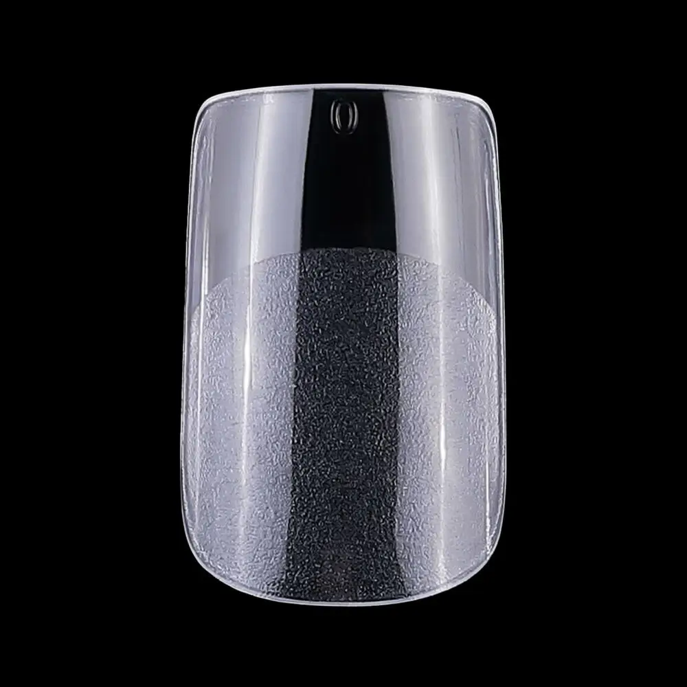 Short Transparent Nail Tips Artificial Nails Almond Coffin Shape Full Half Coverage Ultra Thin ABS Manicure Supplies