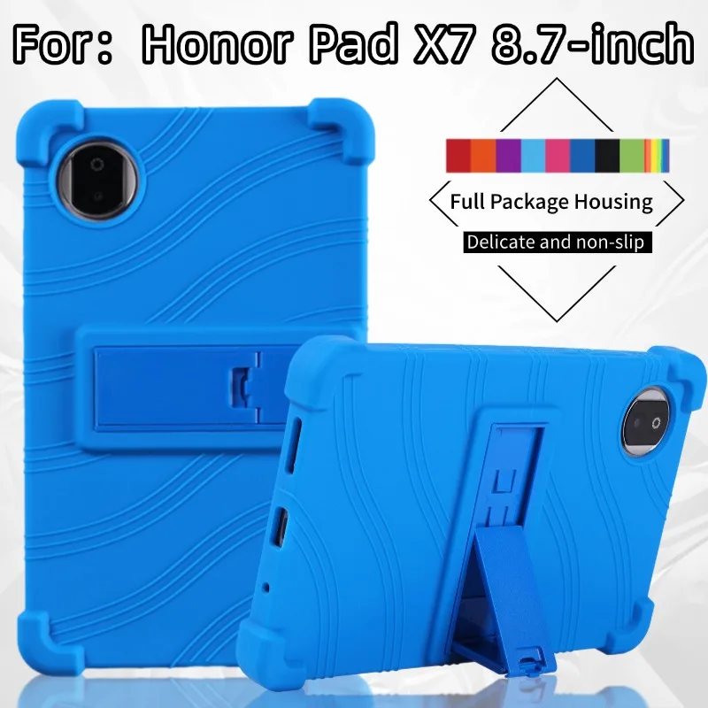 

Подходит для Honor Pad X7 8,7-дюймовый мягкий силиконовый защитный чехол для планшета с четырьмя углами, утолщенный, против падения