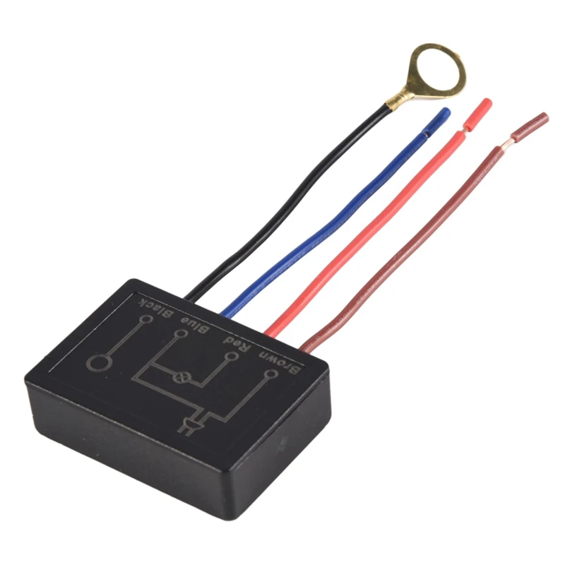 ●Touch Lamp Switch 2 Pack,Touch Lamp Control Module for Dimmable LED,Bulbs,Lamp Switch Replacement Kit with Wiring Caps