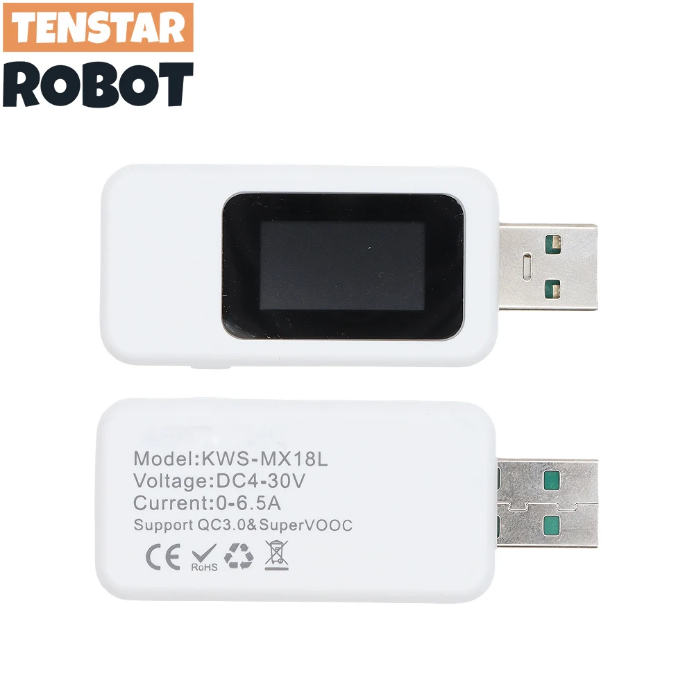 Tester USB 10 w 1 Cyfrowy woltomierz DC Amperimetro Miernik napięcia prądu Amp Volt Amperomierz Detektor Wskaźnik ładowarki Power Bank