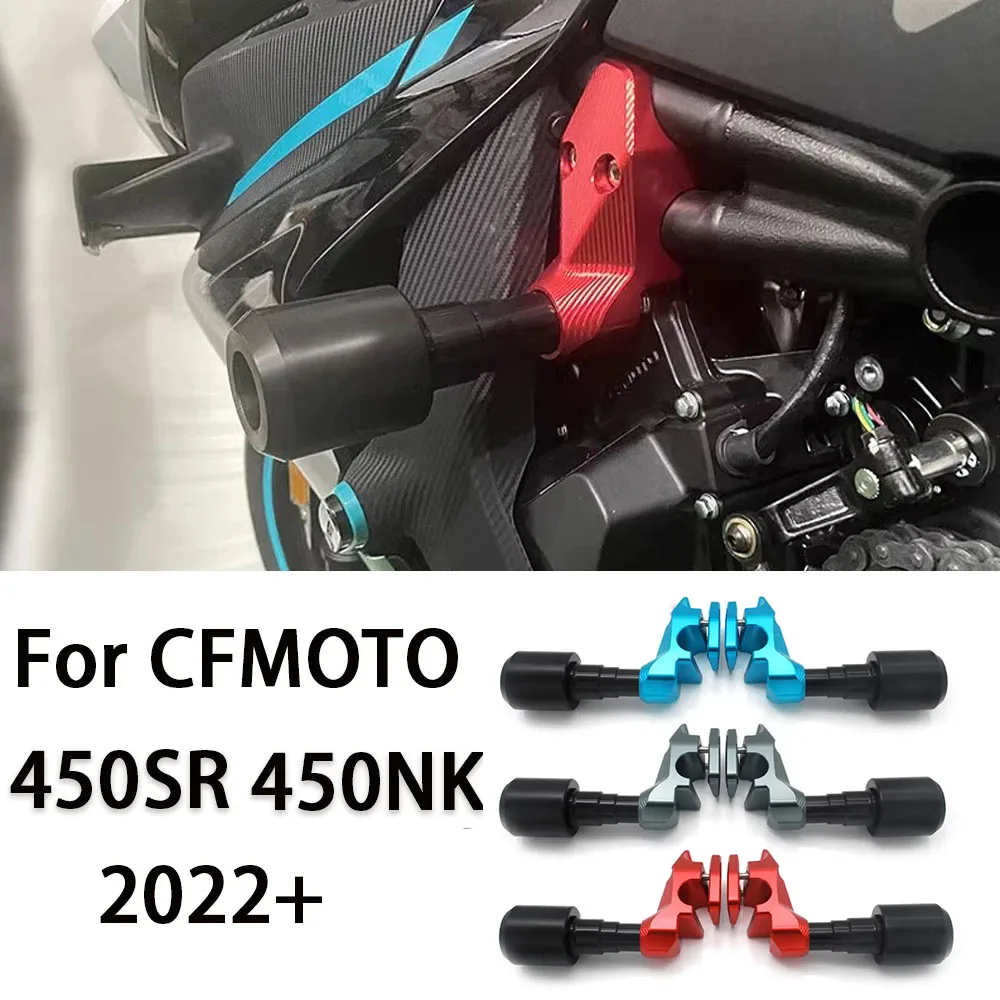 

For CFMOTO 450SR Motorcycle Accessories Protector Guard 450 SR 2022- Engine Protection Cover Frame Sliders Crash Pad 450NK 2022-