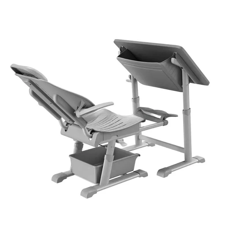 Comfortable Modern Style Foldable Storage School Classroom Desks and Chairs Set Educational Equipment for Students
