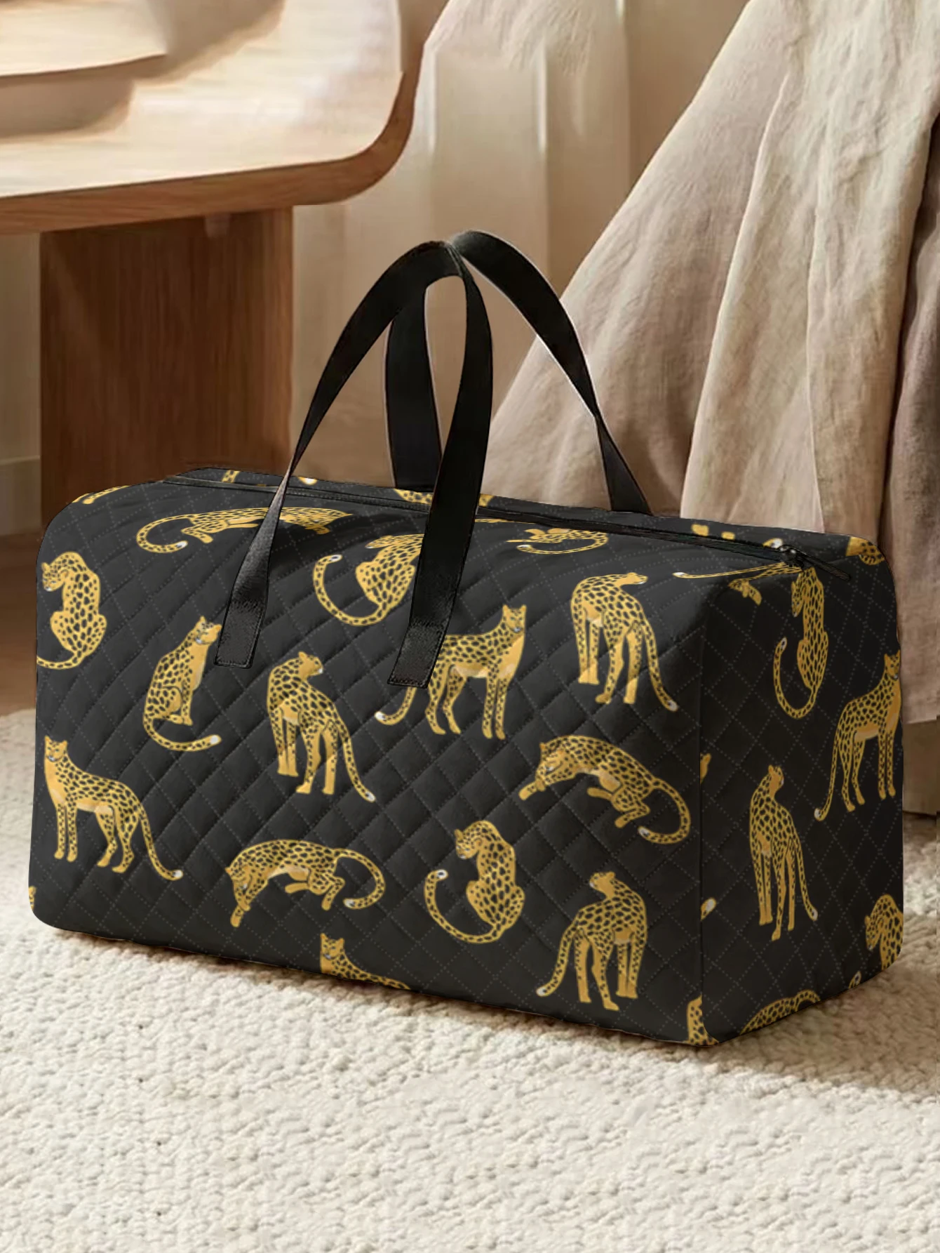 1-unidade-dois-estilos-bolsa-portatil-com-estampa-de-leopardo-dourado-adequada-para-viagens-de-fim-de-semana-esportes-e-compras