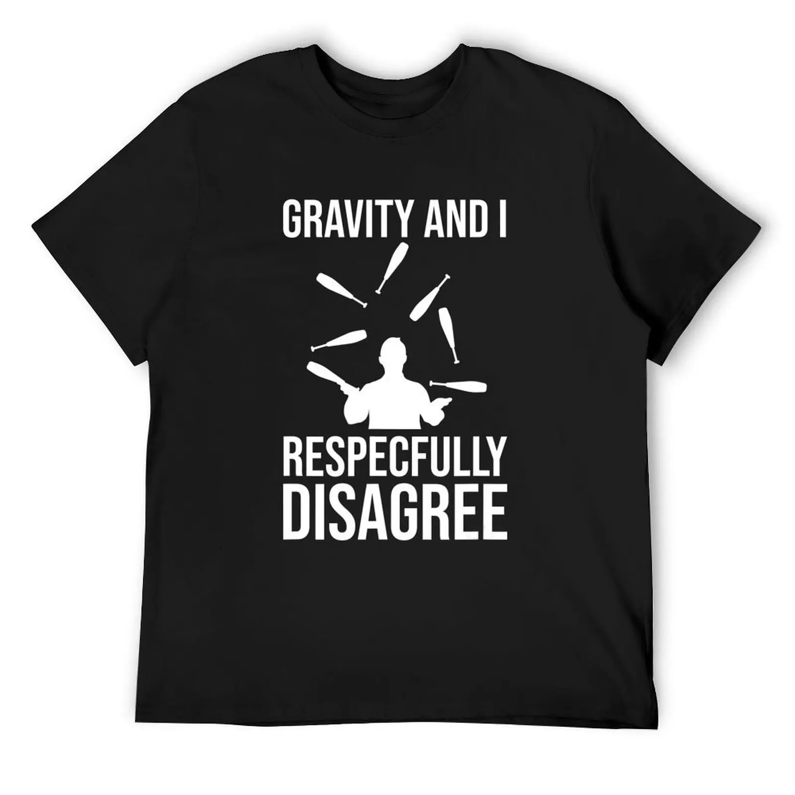 כוח המשיכה ואני לא מסכים להטוטנות ג 'אגלינג חולצה 2025 בגדי אנימה מתנות מצחיקות mens חולצת טי גרפיקה