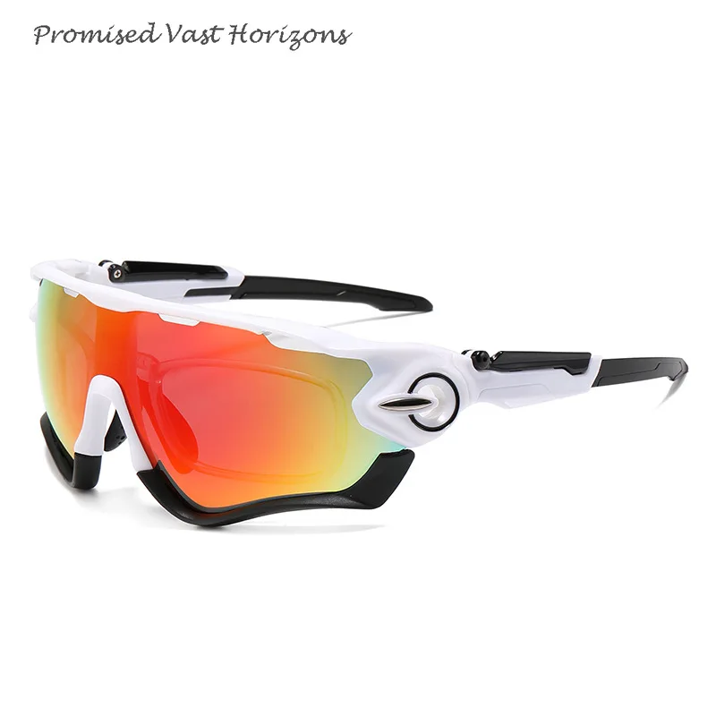 Kacamata Bersepeda Pria Olahraga Lapis Luar Ruangan Baru Kacamata Hitam Miopia Lari Grosir