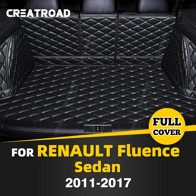 

Full Coverage Trunk Mat For Renault Fluence Sedan 2011-2017 16 15 14 13 12 Car Boot Cover Pad Interior Protector Accessories