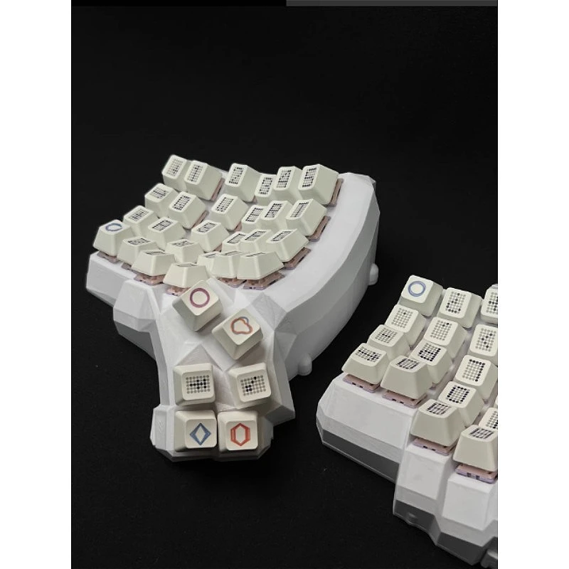 

Dactyl Manuform 5x6 Curved Split Keyboard Wired Solder Ergonomic Mechanical Keyboard Customized Gaming and Office Accessories