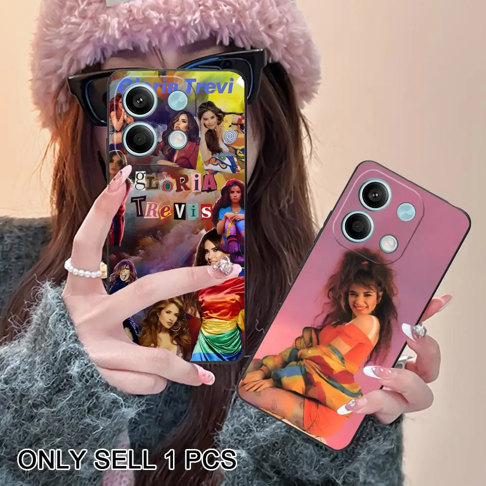 Funda Gloria Trevi para Xiaomi Redmi Note 14 13 12 11 S Pro Plus 4G 5G, TPU Suave, Antigolpes
