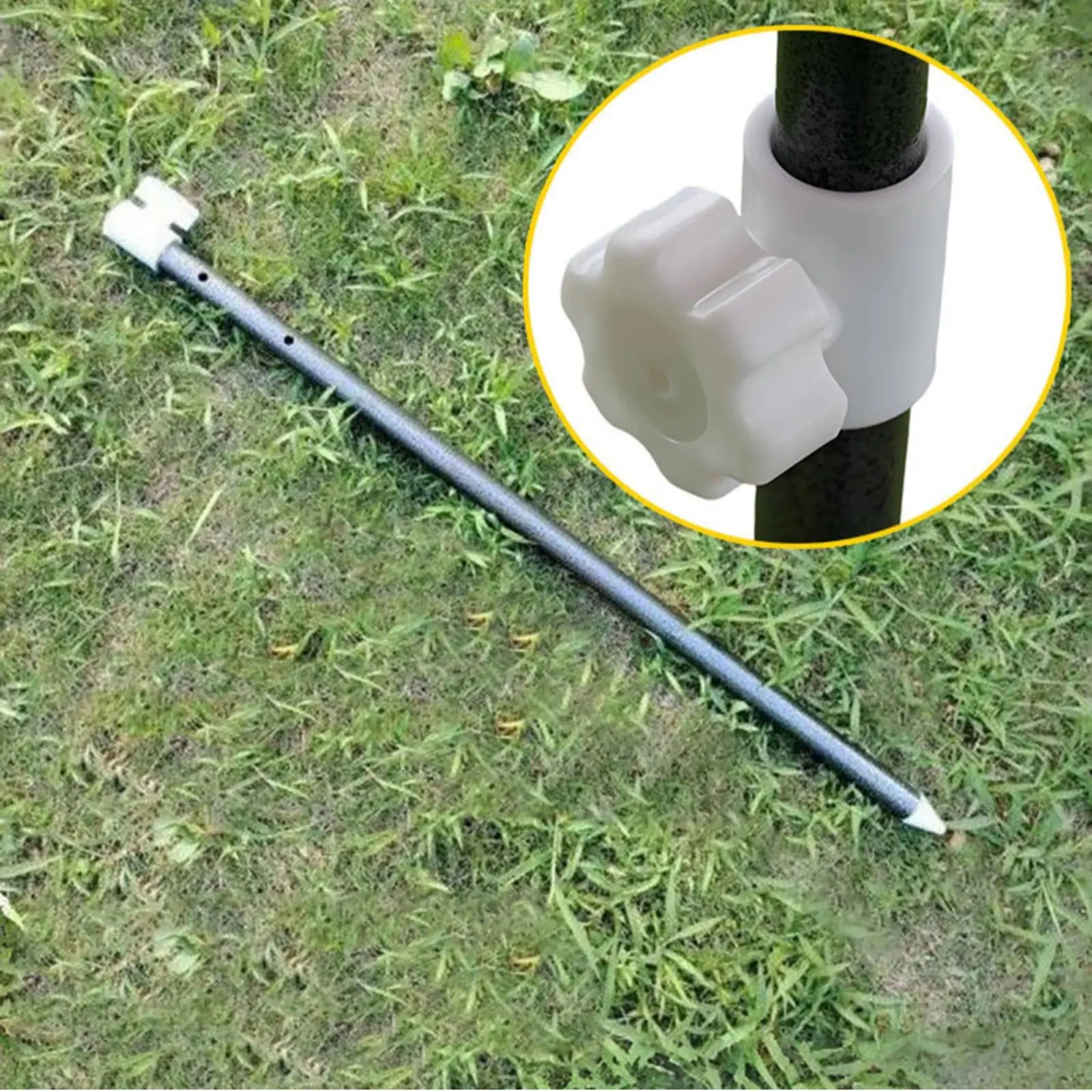 Umbrella Repair Part Sturdy-Duty Steel Sunshade Replacement Lower Pole Sunshade Pole Joint Screw for DIYers, Beach
