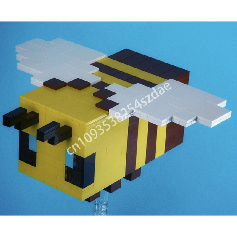 

360 шт. MOC пчела миниатюрный мир строительные блоки модель коллекционная творческая идея образование кирпич детская рождественская игрушка в подарок