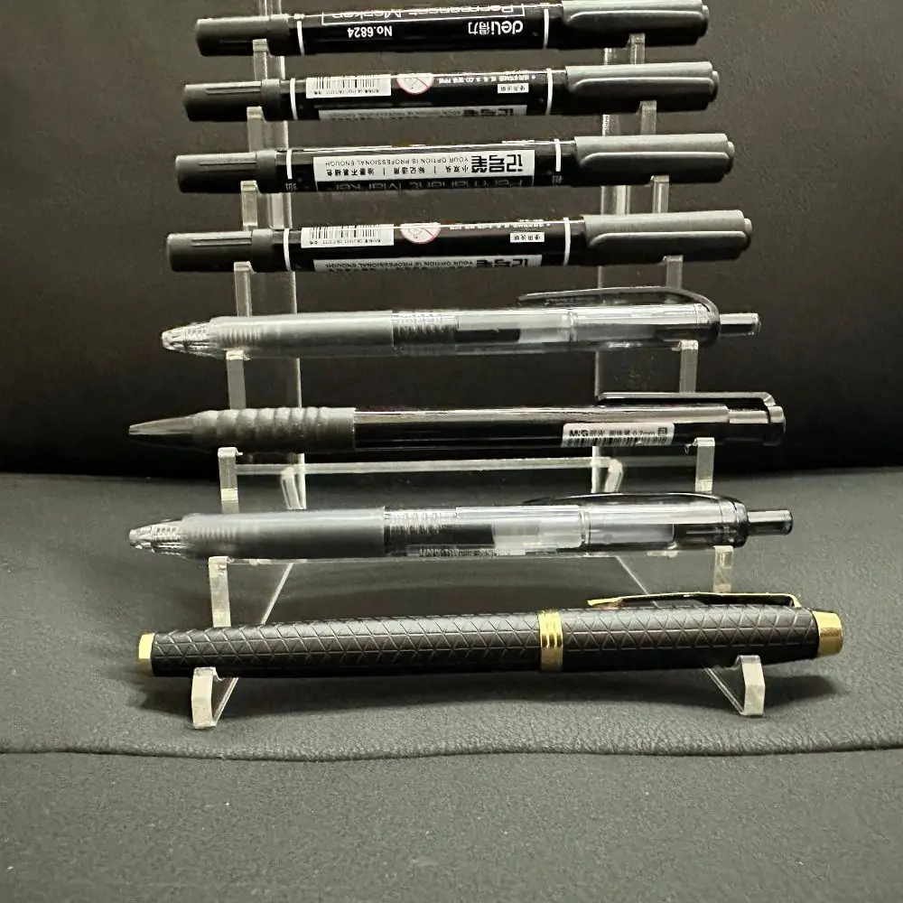 

Transparent Acrylic Pen Holder Display Stand Fountain Pen Pen Organiser Clear Desktop Organisation Makeup Brush Holder