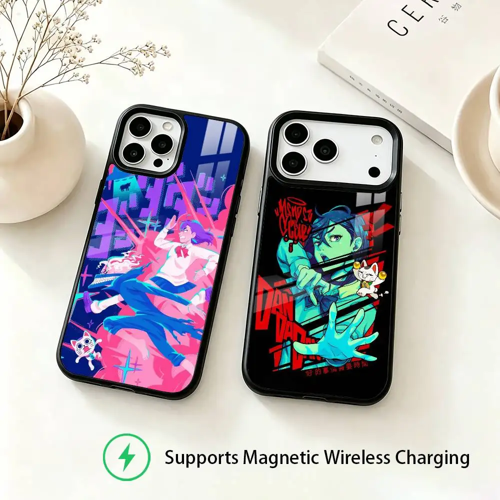 D-Dandadan Momo Ayase Phone Case For iPhone18,17,16,15,14,13,12,11 Plus,Pro Supports Magnetic Wireless Charging