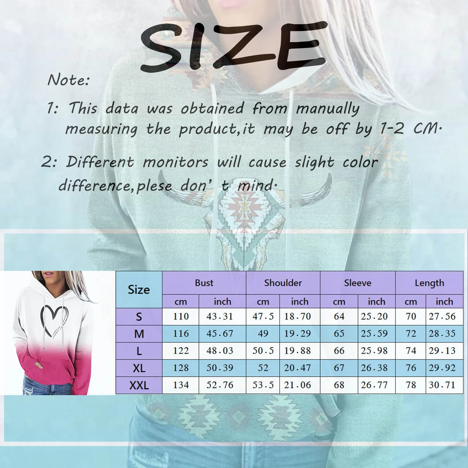 Women Vintage Indian Feather Patchwork Hooded Sweatshirt Autumn Warm Long Sleeve Boho Ethnic Hoodies Female Pullovers Blouse Top