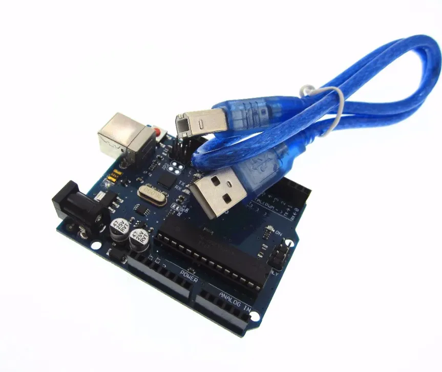 1 компл./Лот, совершенно новый UNO R3 MEGA328P ATMEGA16U2 1UNO R3 + 1 USB-кабель