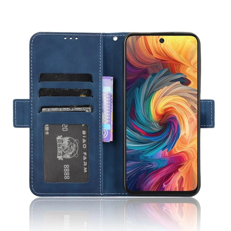 Separate type many Card Slot Wallet Cover For ZTE Blade V70 4G Flip Leather Shockproof Phone Case For ZTE Nubia V70 4G