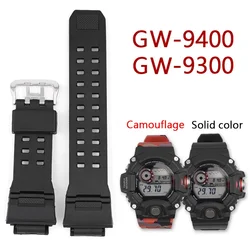 Resin Silicone Strap for Casio G-SHOCK RANGEMAN GW-9400 GW-9300 Men Camouflage Rubber Sport Waterproof Band Watch Accessories