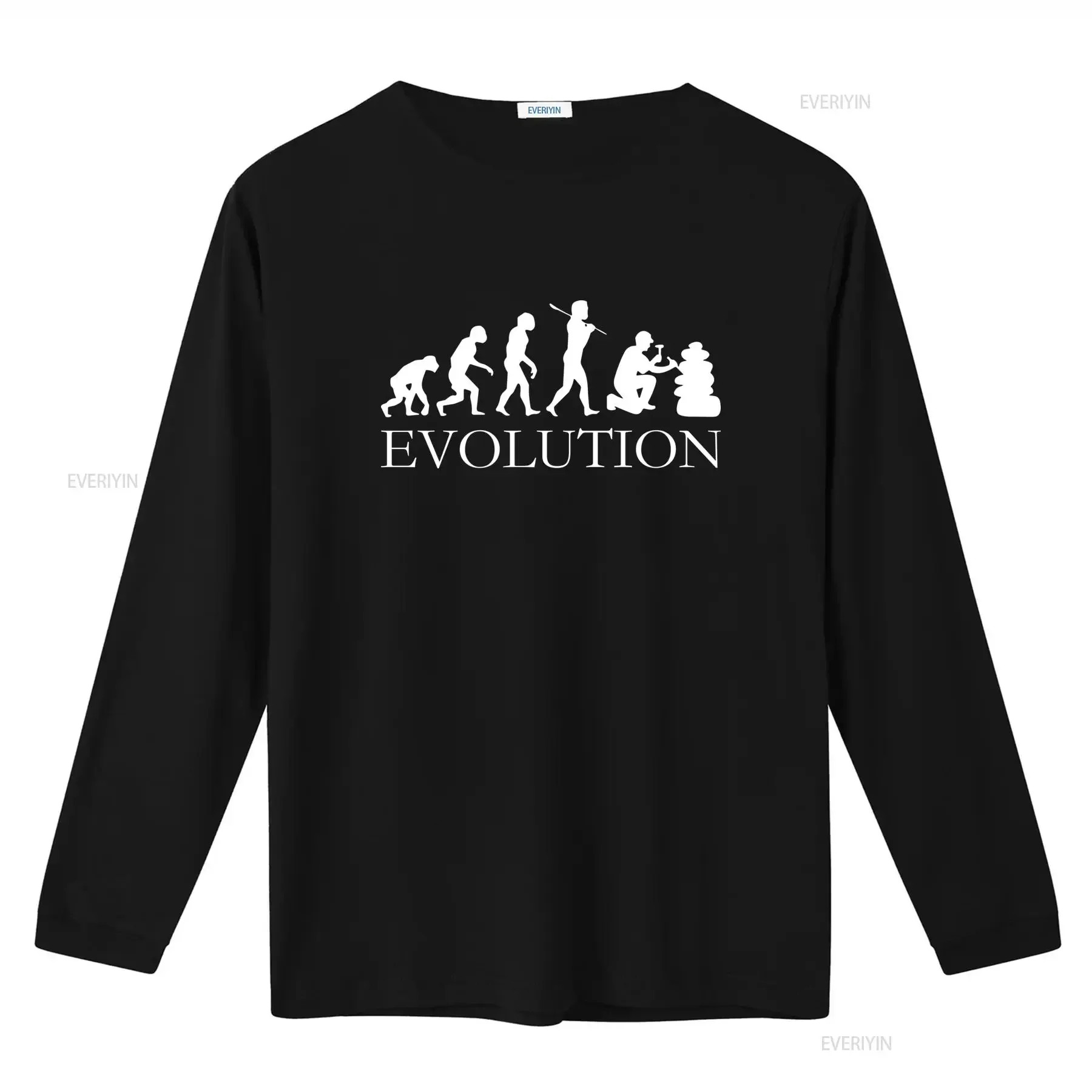 Geologist Evolution Men's T Shirt Top Geology Hammer Print vintage Washed Versatile designer clothes Stretched Soft Casual