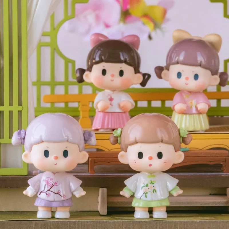 

Коллекционные настольные украшения серии Bu Er Xiao Guofeng: игрушки-сюрпризы для детей, изысканный подарок на день рождения и праздники