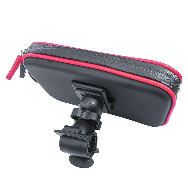 Outdoor Waterproof Bike Motorcycle Mobile Phone Holder Stand Mount for iPhone Xs Max XR X w/ New Touch Screen Bicycle Phone Bag