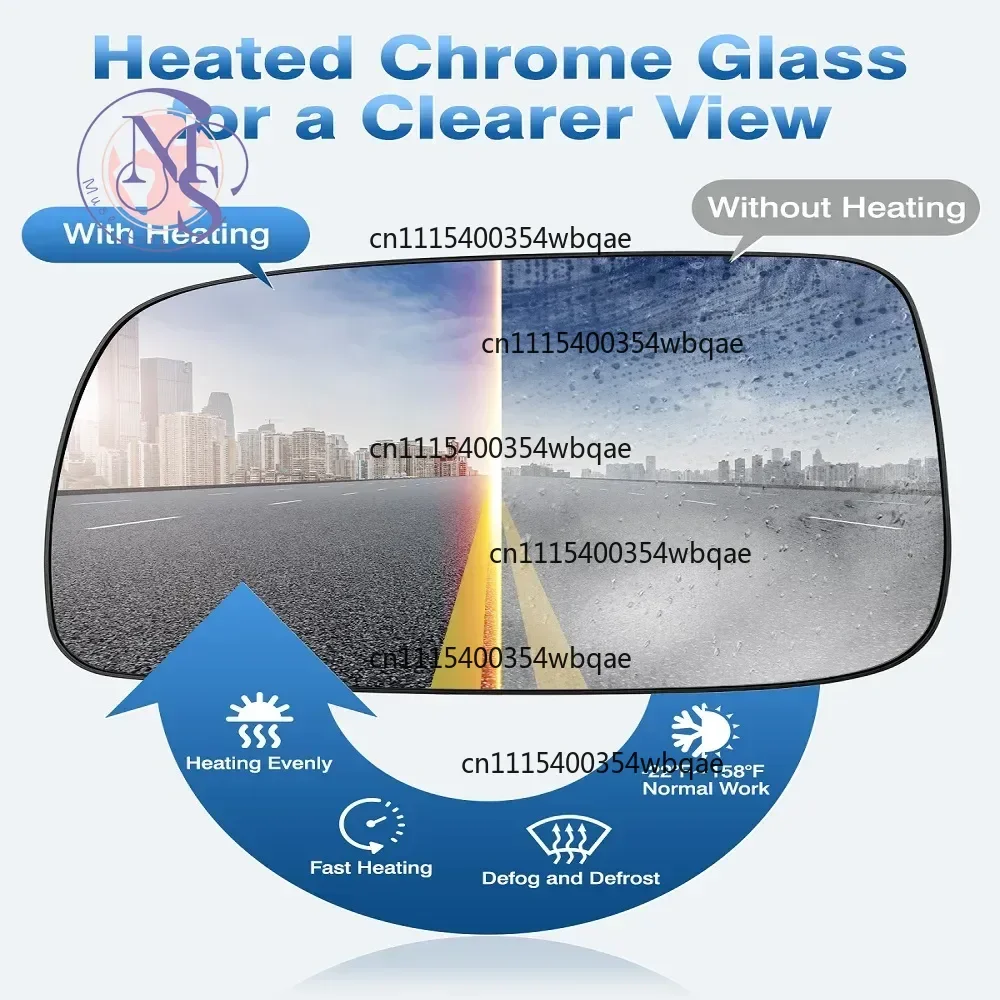 ZOCI-FOR-Heated Side Rearview Mirror Glass Left Right For Camry 2007-2011 LHD Car Replacement Spare Parts