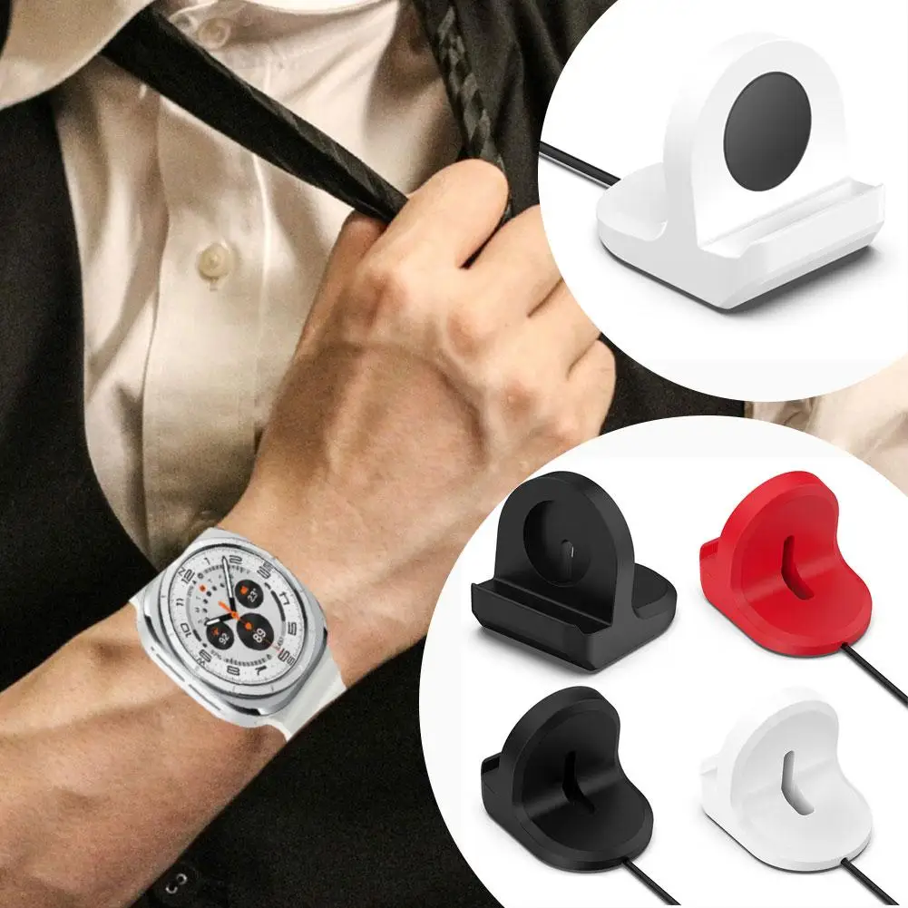 

Charger Holder for Samsung Galaxy Watch 7 FE Fast Wireless Charging Dock Stand W4U7
