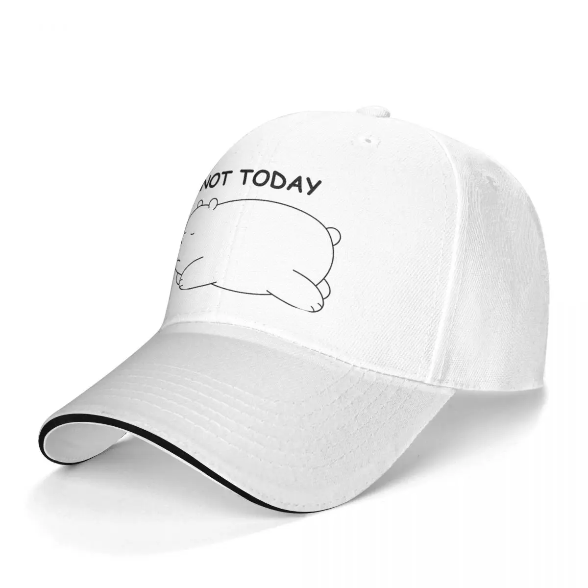 

Ice Bear Baseball Cap Not today - Ice Bear Street Style Trucker Hat Spring Men Outdoor Sport Print Baseball Caps