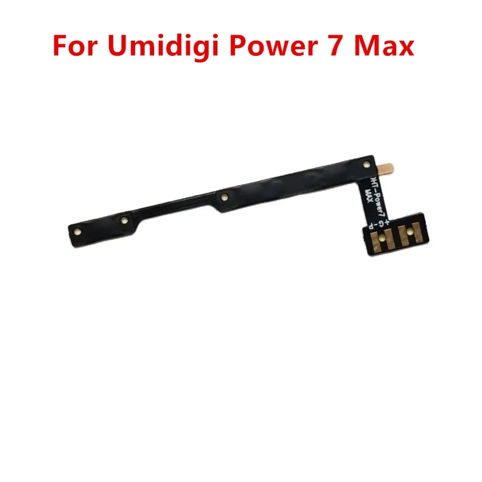 Новый оригинальный для Umidigi Power 7 Max, боковой кабель FPC для сотового телефона, кнопки регулировки громкости, провод, гибкий кабель, аксессуары для ремонта