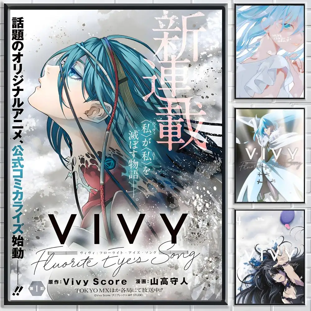 Anime Vivy Fluorite Eyes Song Poster High-quality vintage prints & posters for home, bar, cafe, aesthetic wall art.