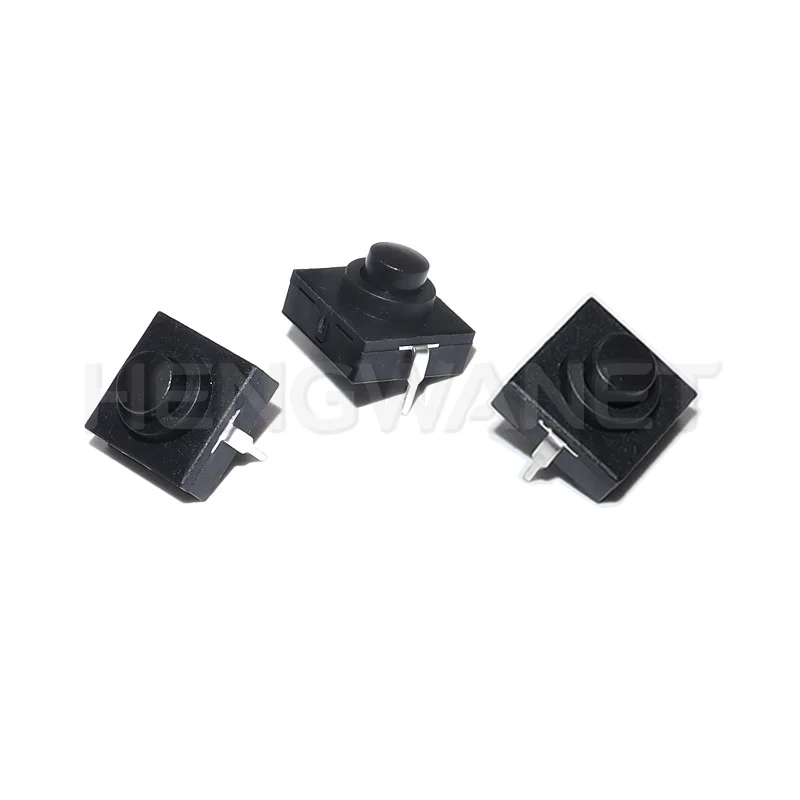 10PCS CB-1212-112D 2Pin Flashlight Button Switch 1A 30V Ultra-Thin Middle Of The Feet 12X12X9.4MM