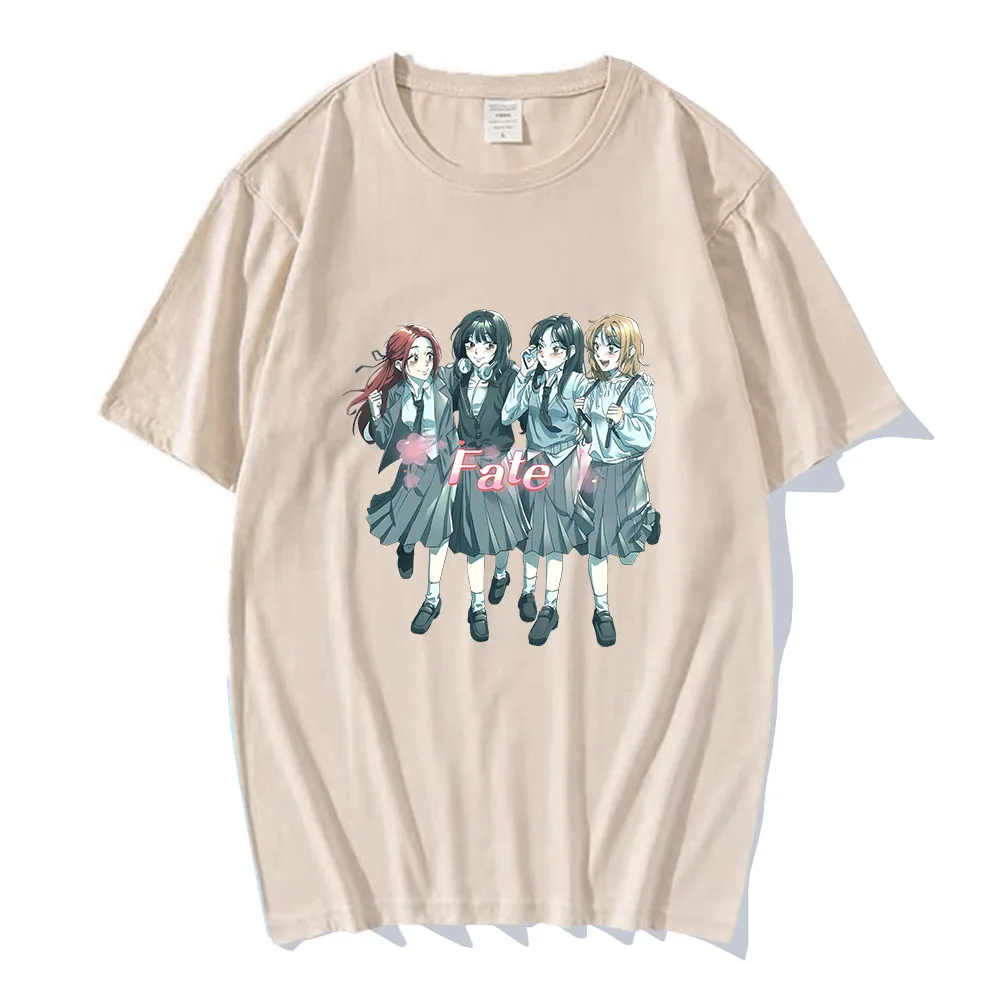 GIDLE Fate New Song T-shirts Short Sleeve Cotton Summer Tee-shirt Casual Round Neck Women/Men Tshirts  Band Korean Style Tee