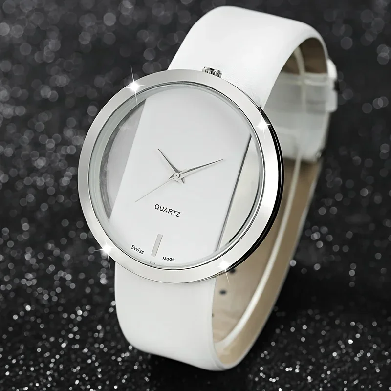 3pcs Women's Fashion Quartz Watches - Casual Round Analog With Pu Leather Strap, Alloy Case