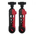 black and red 2pcs
