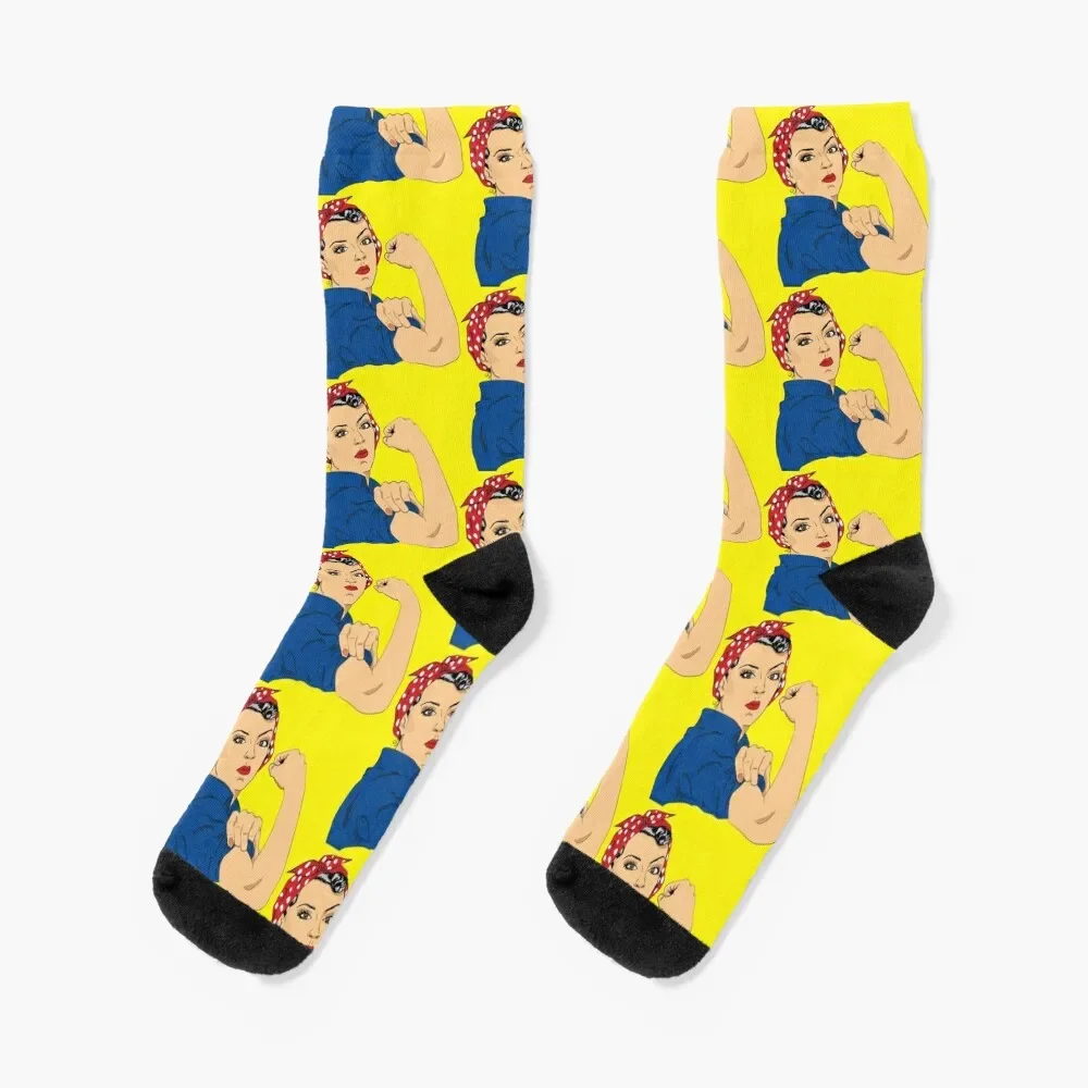 

Rosie The Riveter Socks cute Stockings Argentina tennis Socks For Girls Men's