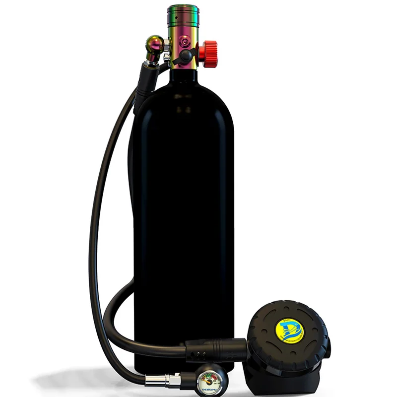 

Scuba Diving Bottle, Snorkeling Equipment, Oxygen Cylinder, 30Minutes Capacity, Snorkeling Equipment, 2.3L